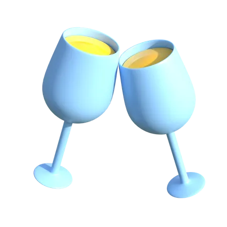 Cheers  3D Illustration