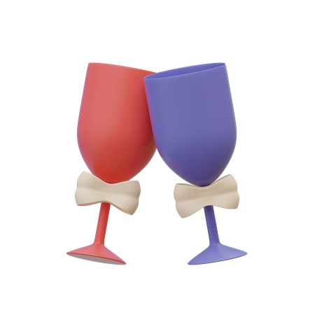 Cheers 3D Illustration