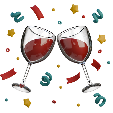 Cheers Drink  3D Icon