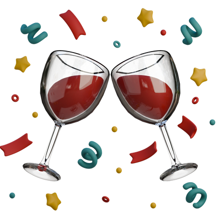 Cheers Drink  3D Icon