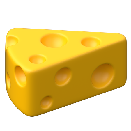 チーズ  3D Icon