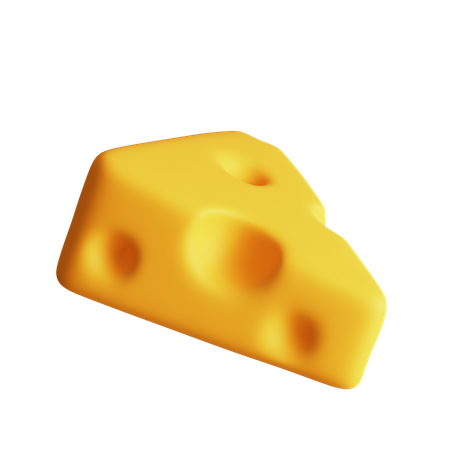 チーズ  3D Icon