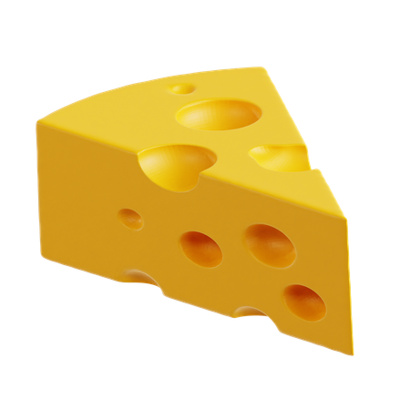 チーズ  3D Icon