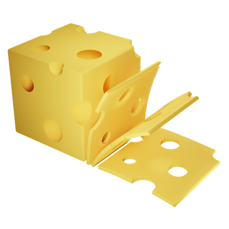 Cheese  3D Icon