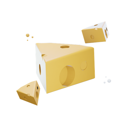 Cheese  3D Icon