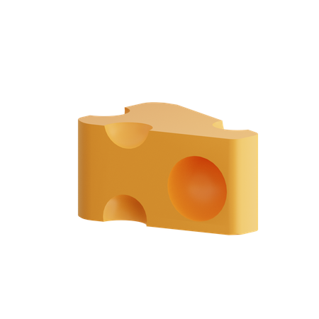 Cheese  3D Illustration