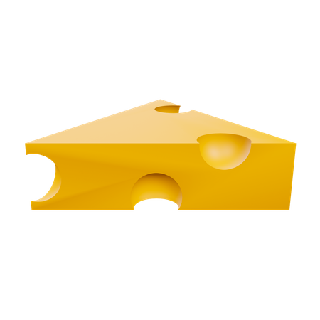 Cheese  3D Illustration