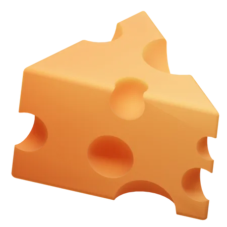 Cheese  3D Illustration