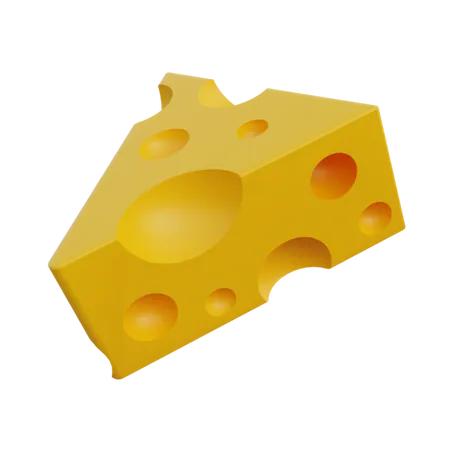 Cheese  3D Illustration