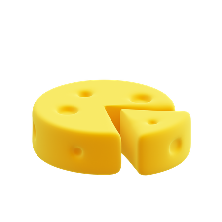 Cheese  3D Illustration