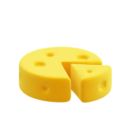 Cheese  3D Illustration