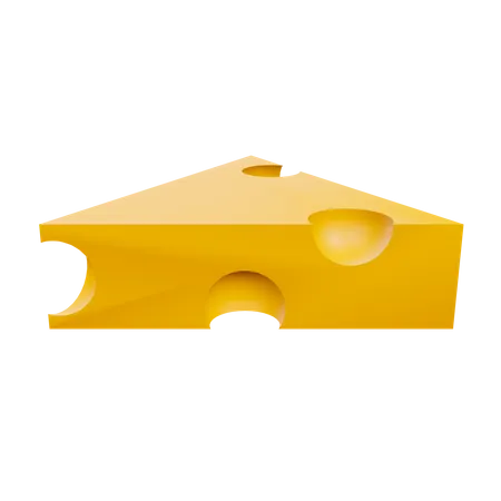 Cheese  3D Illustration