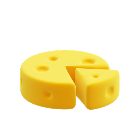 Cheese 3D Illustration