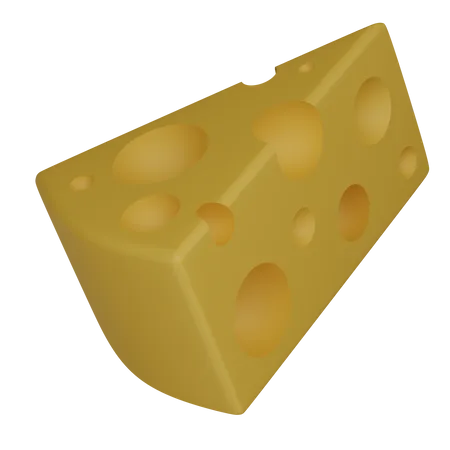 Cheese 3D Icon