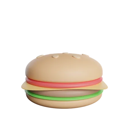 Cheese Burger  3D Icon