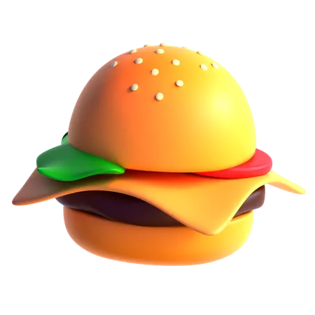 Cheese Burger  3D Icon