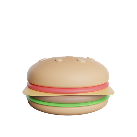Cheese Burger 3D Icon