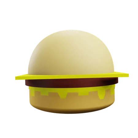 Hamburger au fromage  3D Icon