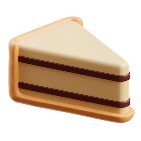 チーズケーキ  3D Icon