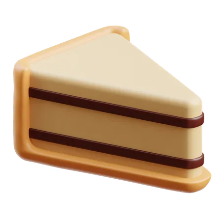 チーズケーキ  3D Icon