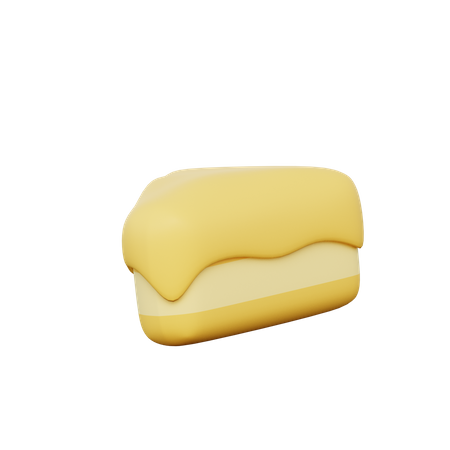 Cheese Cake  3D Icon