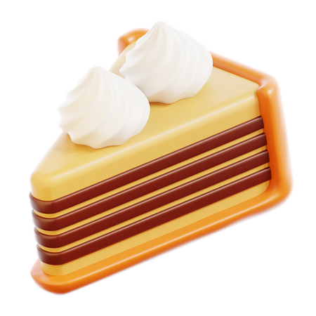 Cheese Cake  3D Icon