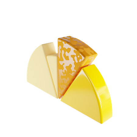 Cheese Chart  3D Icon