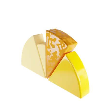 Cheese Chart  3D Icon