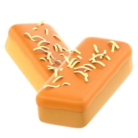 Cheese Cookie  3D Icon