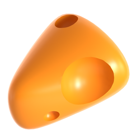 Cheese Cube  3D Icon