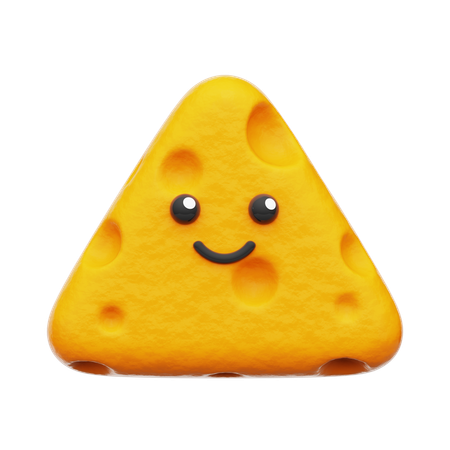 Cheese Cube  3D Icon