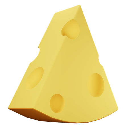 Cheese Cube  3D Icon