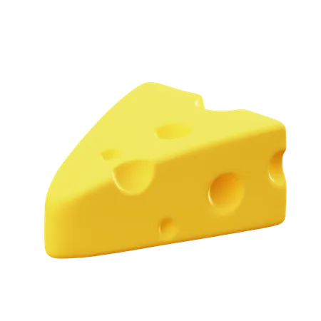 Cheese Cube  3D Icon