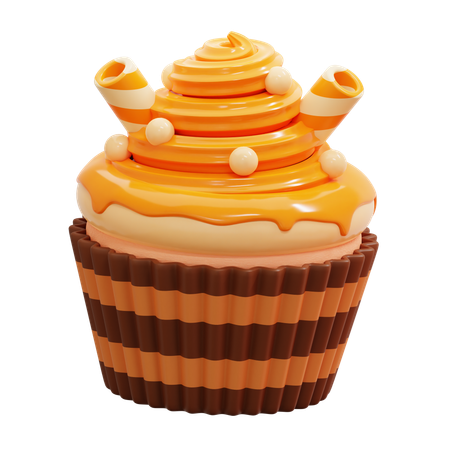 Cheese cupcake  3D Icon