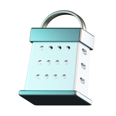 Cheese Grater  3D Icon