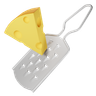 cheese grater 3d logo
