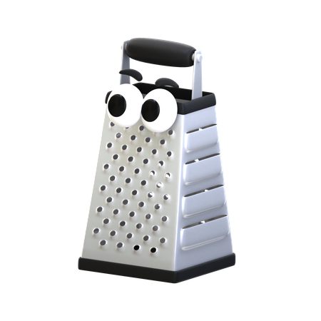 Cheese Grater Cartoon  3D Icon