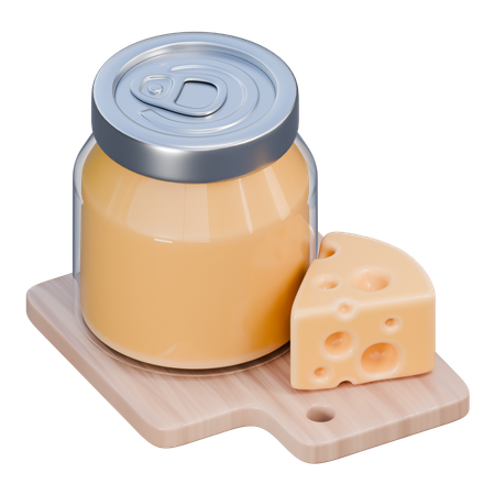 Cheese Jar  3D Icon