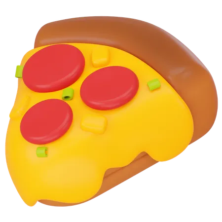 Cheese Pizza 3 D Icon Render 3D Icon