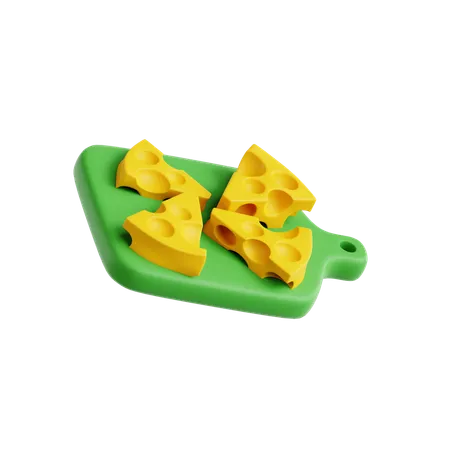 Cheese Platter  3D Icon