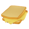 cheese sandwich 3d