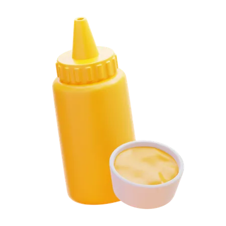 CHEESE SAUCE  3D Icon