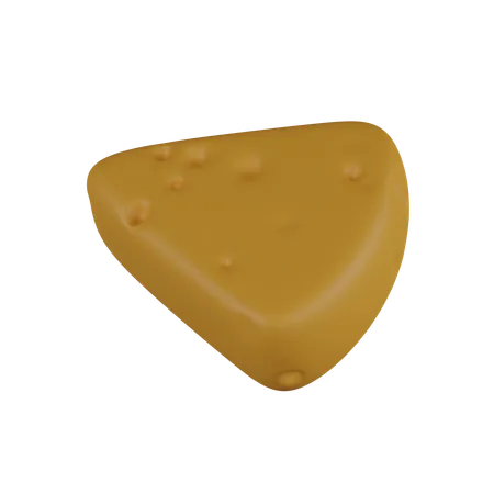 Cheese slice  3D Icon