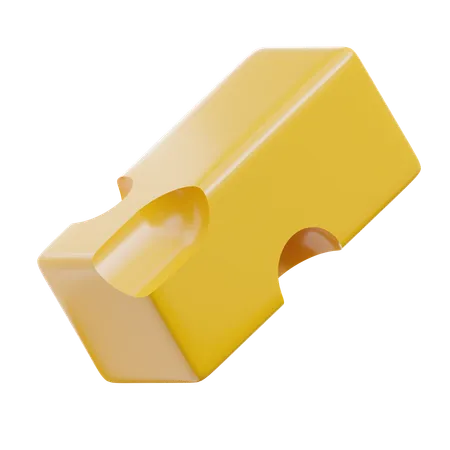 Cheese Stick  3D Icon