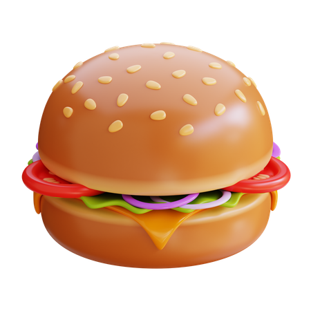 Käseburger  3D Icon