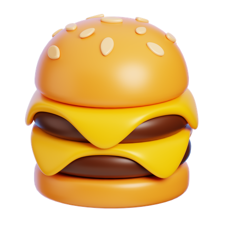 Cheeseburger  3D Icon