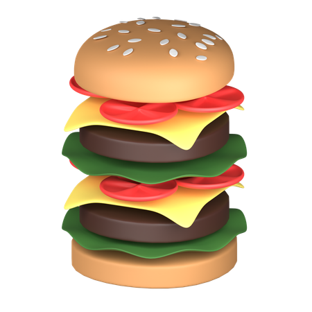 Cheeseburger  3D Icon