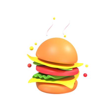 Cheeseburger  3D Icon