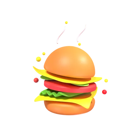 Cheeseburger  3D Icon