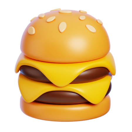 Cheeseburger  3D Icon